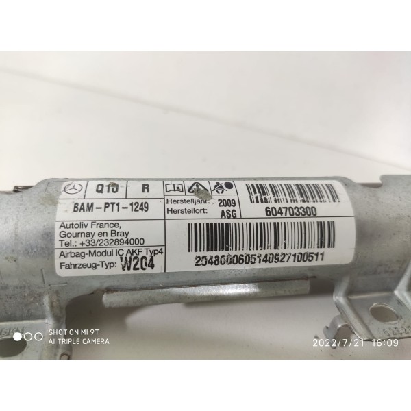 Cortina Teto Mercedes C200/180 Direita 2008/2014 604703300