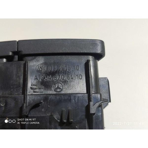 Botão Trava Porta C180 C200 2008/2014 Orig Det