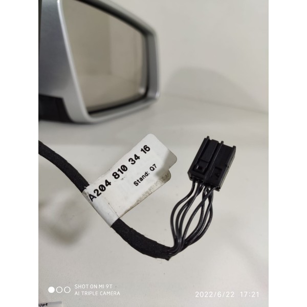 Retrovisor Mercedes C180/200 Direito 2008/2014 A2048103416