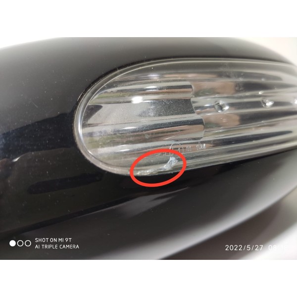 Retrovisor Slk200 350 R171 Esquerdo 2005/2007 Det Orig