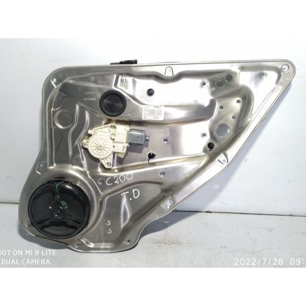 Maquina Vidro Mercede C180  Traseira Direita 07/14 981695104