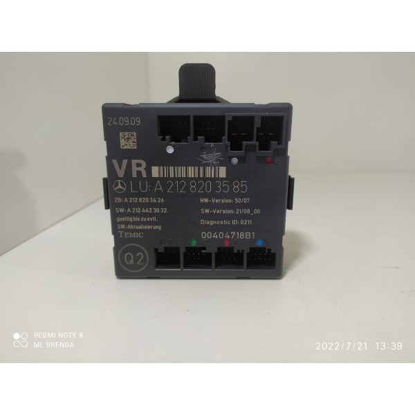 Modulo Porta Mercedes C180 C200 Traseira E 07/14 A2128203585