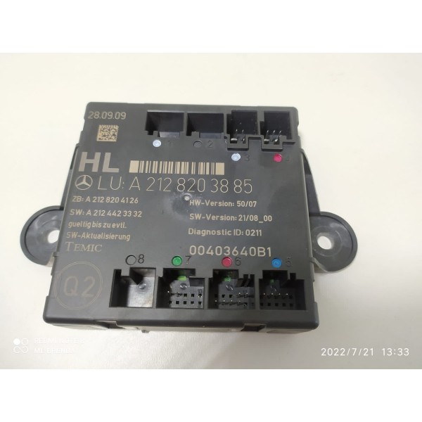 Modulo Porta Mercedes C180 Traseiro Esq 08/14 A2128203885