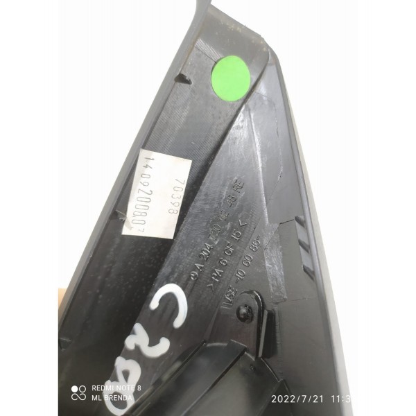 Acabamento Int Retrovisor Mercedes C200 C180 Direito 08/14