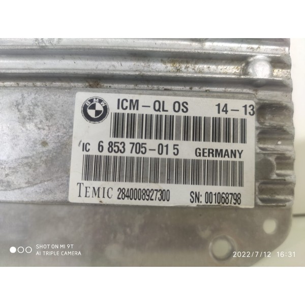 Módulo Icm Bmw X6 35i 3.0 2010/2017 6853705015