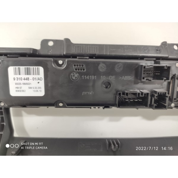 Comando Ar Condicionado Bmw X6 2010/2016 9310448