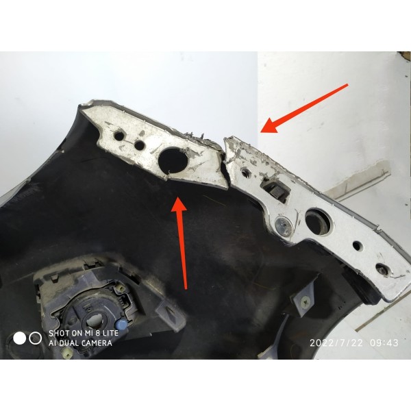 Parachoque Ecosport Dianteiro 2013 2015 2016 2017 Detalhe