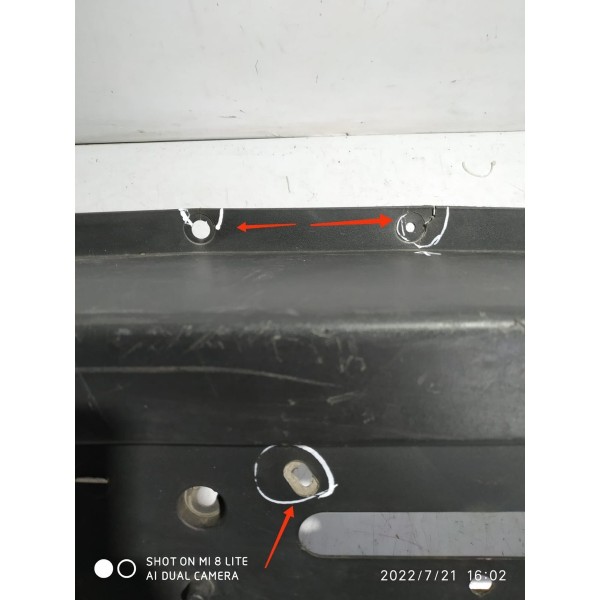 Parachoque Ecosport 2013 2014 2015 2016 2018 Tras Det