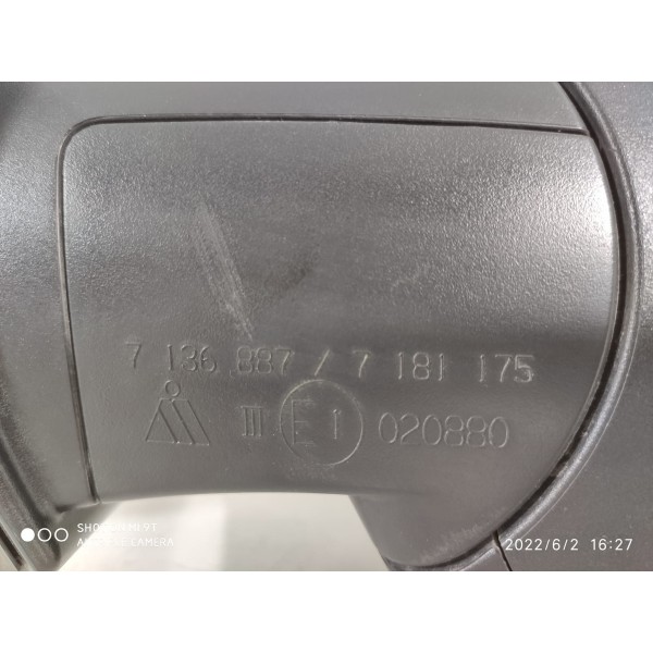 Retrovisor Bmw X6 Esquerdo Camera 2010 2011 2012 2013 2014