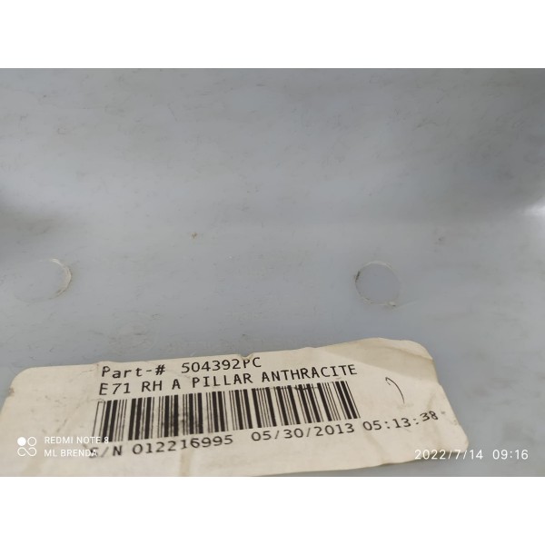 Acabamento Coluna A Parabrisa Bmw X6 Direitp 2010/2016