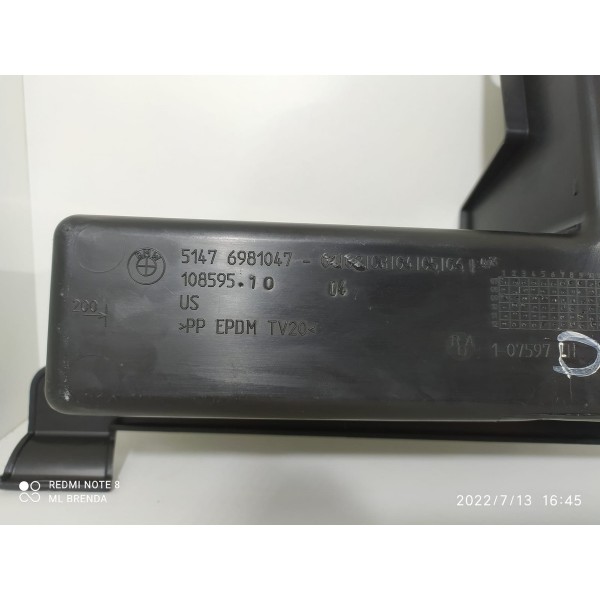 Porta Objetos Bmw X6 Esquerdo Porta Mala 10/16 51476981047