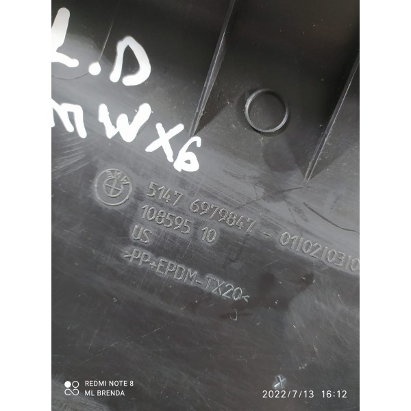 Acabamento Inf Coluna B Bmw X6 Esquerdo 2010 2014 2016