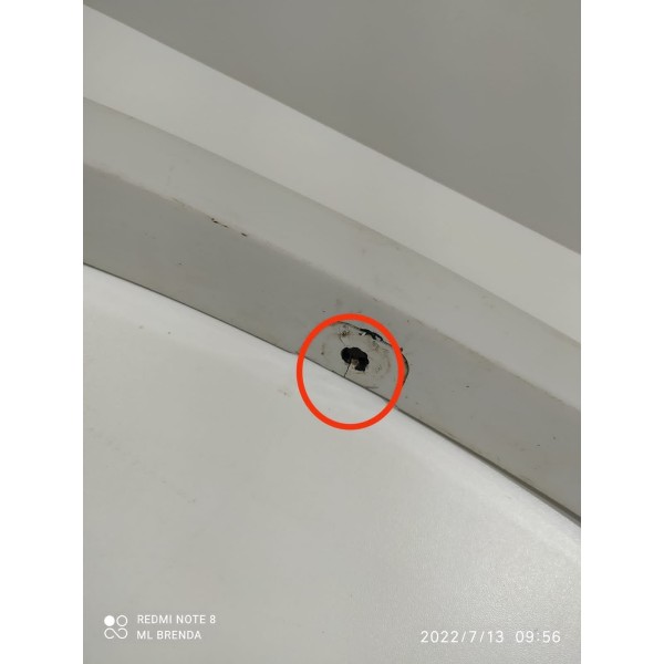 Friso Molduralateral  Bmw X6 Traseira Esquerda 2010/2016 Verde-escuro