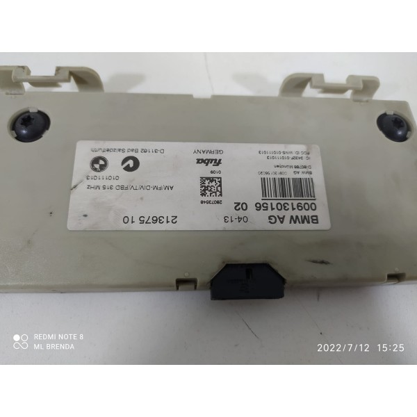 Modulo Amplif Antena Bmw X6 2012/2016 009130156
