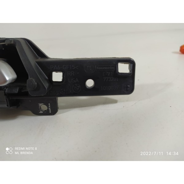 Maçaneta Interna Bmw X6 Traseira Direita 2010/2016 Orig
