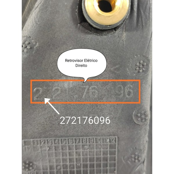 Retrovisor Spin Activ Direito 2012/2022 272176094