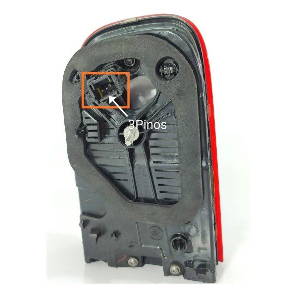 Laterna Cactus Esquerda Led Tampa 2018/2024 90158128 Esquerdo/motorista Vermelho