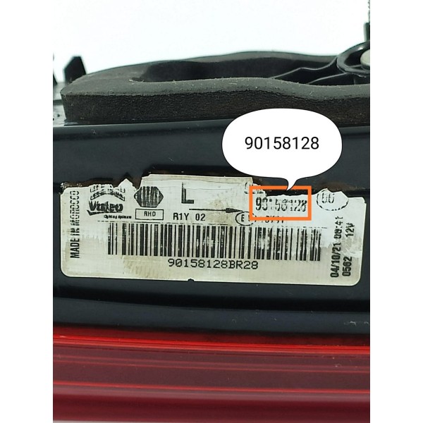 Laterna Cactus Esquerda Led Tampa 2018/2024 90158128 Esquerdo/motorista Vermelho