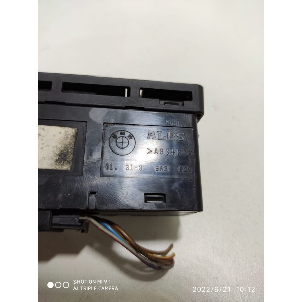 Botão Pisca Alerta Trava Porta Bmw 323i Ano 2000 Preto