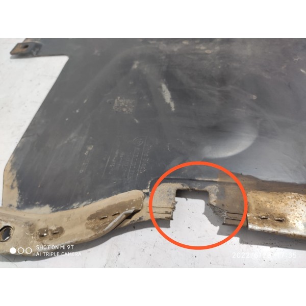 Protetor Assoalho Bmw X1 Dianteiro Direit 2009/2014 Orig Det