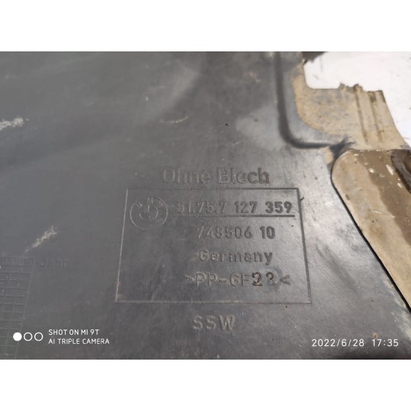 Protetor Assoalho Bmw X1 Dianteiro Direit 2009/2014 Orig Det