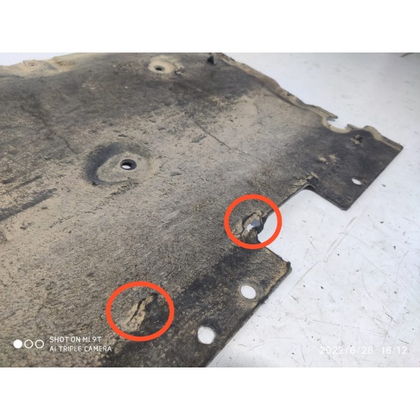 Protetor Assoalho Bmw X1 Esquerdo 2009/2015 Orig Det