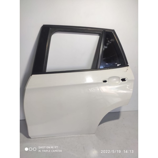Porta Bmw X1 Traseira Esquerda 2009/2015 Lisa Original Traseira Esquerda Branco