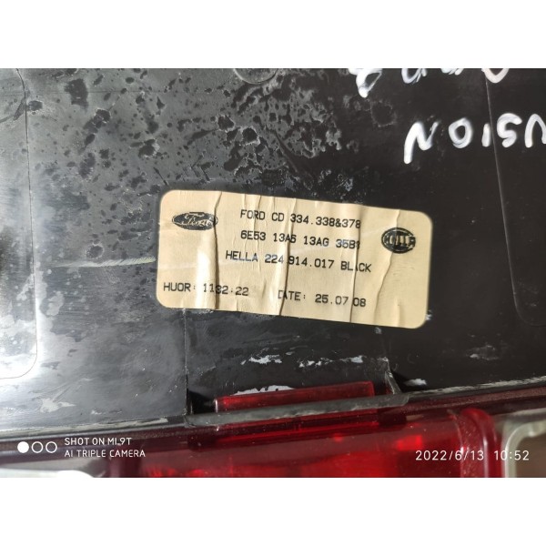 Break Light Ford Fusion 2006 2007 2008  Detalhe