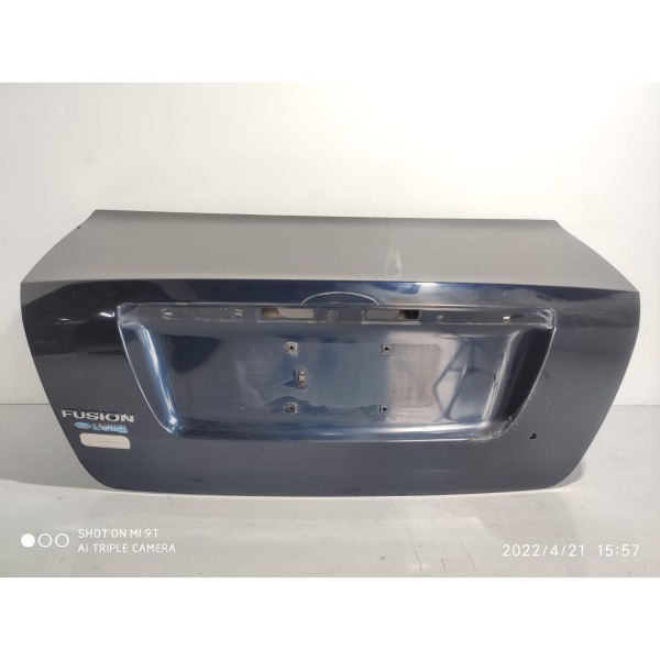 Tampa Traseira Ford Fusion 2006 2007 2008 Azul