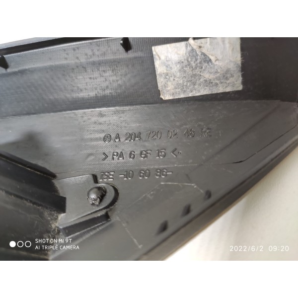 Moldura Int Retrovisor Mercedes C180 C200 Direita 08/14