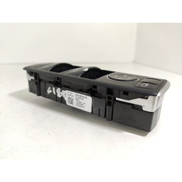 Botão Vidro Mercedes C180 C200 Dianteiro Esq A2049055302 Det