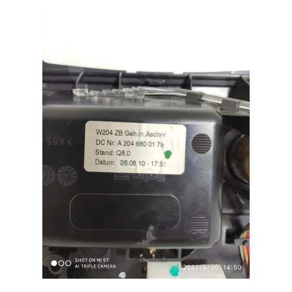 Moldura Cinzeiro Mercedes C180 C200 2008/2014