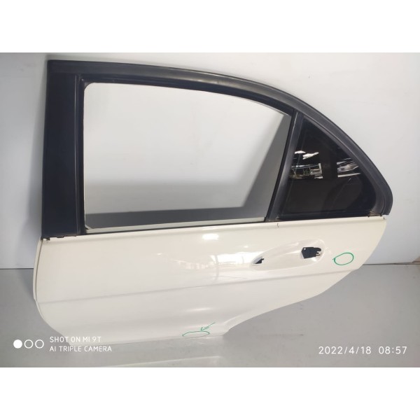 Porta Mercedes C180 C200 Traseira Esquerda 2008/2014 Traseira Esquerda Branco