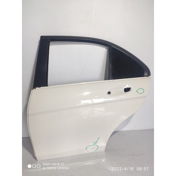 Porta Mercedes C180 C200 Traseira Esquerda 2008/2014 Traseira Esquerda Branco