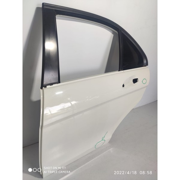 Porta Mercedes C180 C200 Traseira Esquerda 2008/2014 Traseira Esquerda Branco