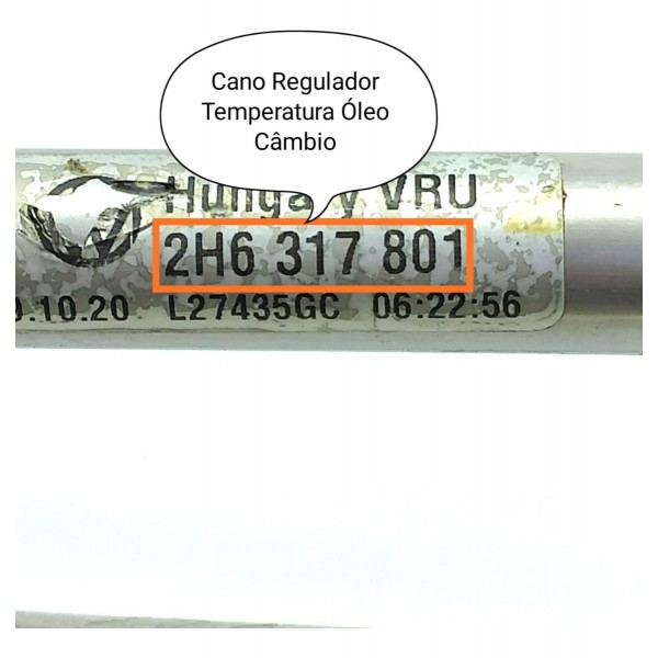 Mangueira Oleo Cambio Amarok V6 2017/2023 2h6317801