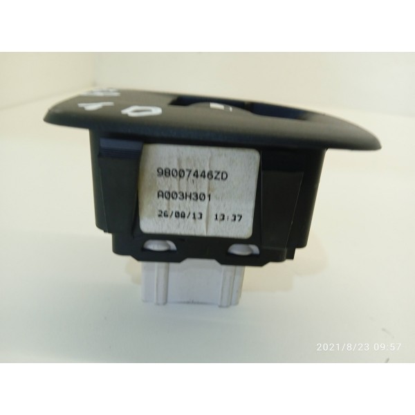 Botão Vidro Peugeot 208 Traseiro Direito 2014/2019