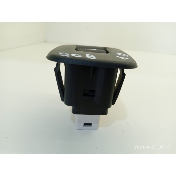 Botão Vidro Peugeot 208 Traseiro Direito 2014/2019