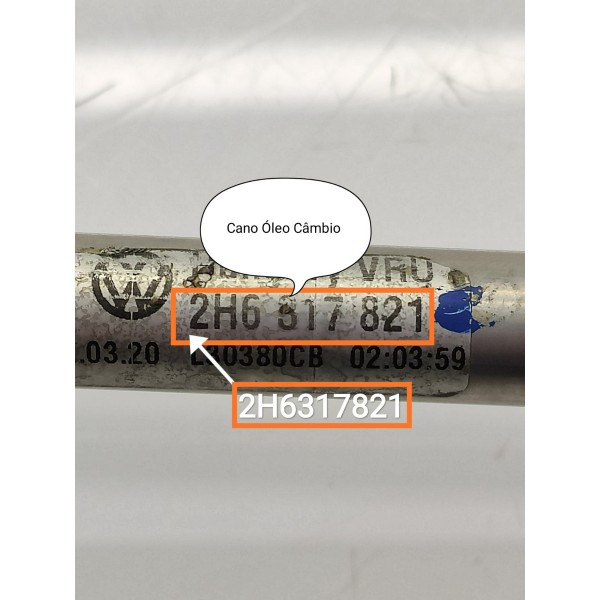 Cano Oleo Cambio Amarok V6 2017/2023 2h6317821