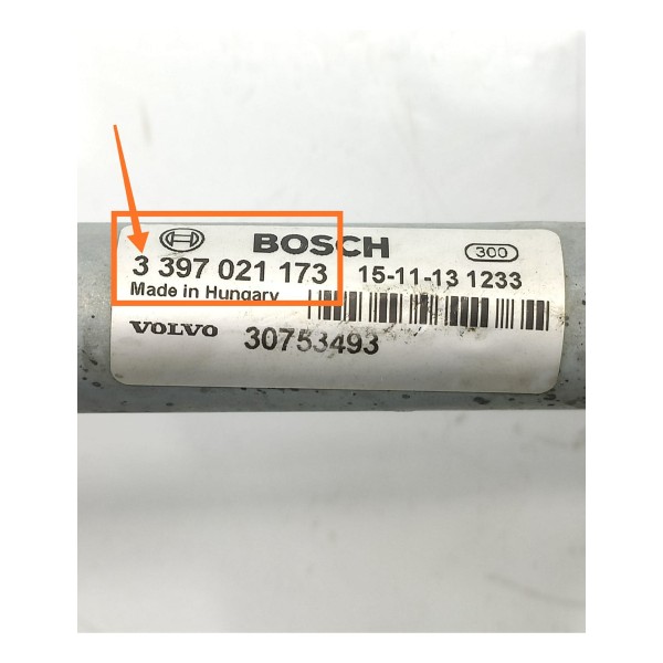 Motor Limpador Parabrisa Volvo V60 S60 2011/2018 30753493