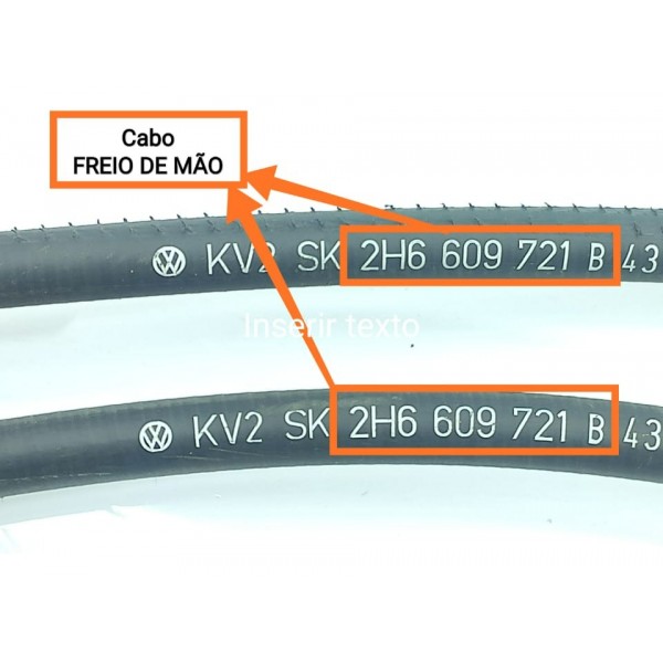 Cabos Freio Mao Amarok 2010/2023 2h6609721b