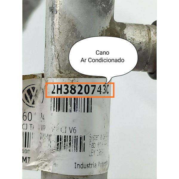 Mangueira Ar Condicionado Amarok V6 2017/2023 2h3820743c