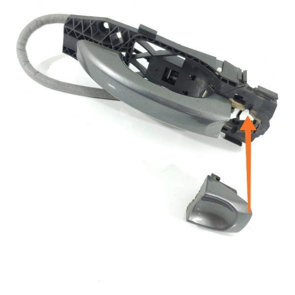 Macaneta Externa Amarok Dianteira Direi 2010/2023 5n0839885h Cinza Dianteira