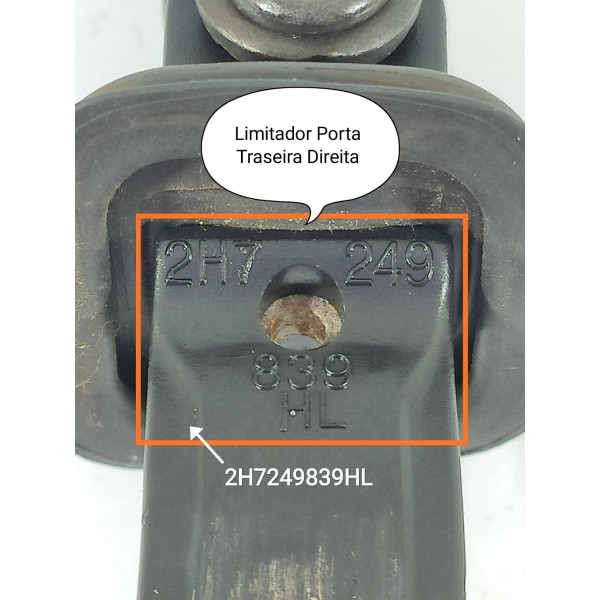 Limitador Porta Amarok Traseiro 2010/2023 2h724983