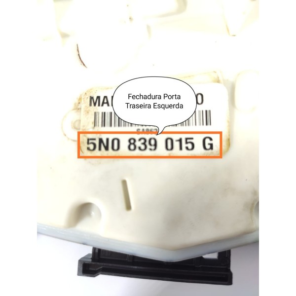 Fechadura Amarok Traseira Esquerda 2010 2011/2023 5n0839015g