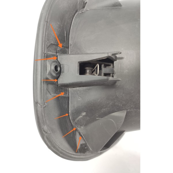 Portinhola Tanque Volvo S60 2011/2018 31335707 Preto 2016