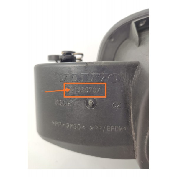 Portinhola Tanque Volvo S60 2011/2018 31335707 Preto 2016