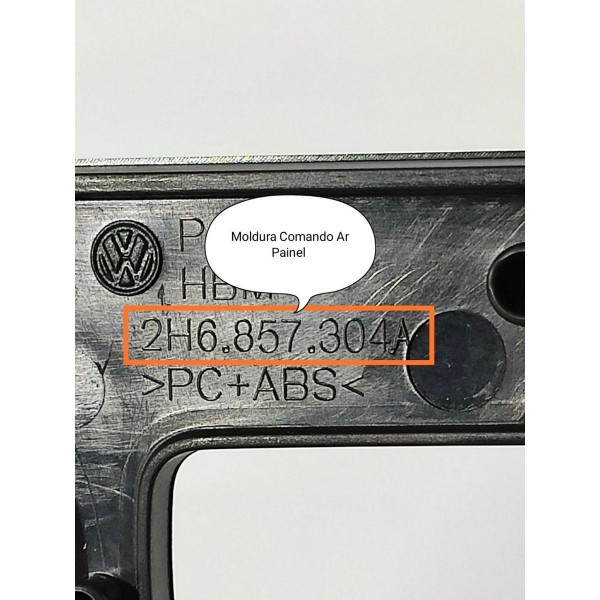 Moldura Comando Ar Amarok 2017/2023 2h6857304a