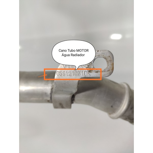 Cano Agua Radiador Amarok V6 2017/2023 059121071dk