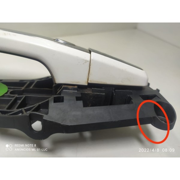 Macaneta Externa Cruze Sensor Traseira Esquerdo 2011 2016